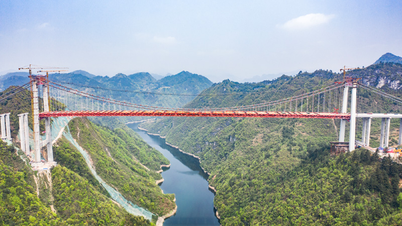 漢普經(jīng)典工程丨貴州陽(yáng)寶山大橋成功合龍