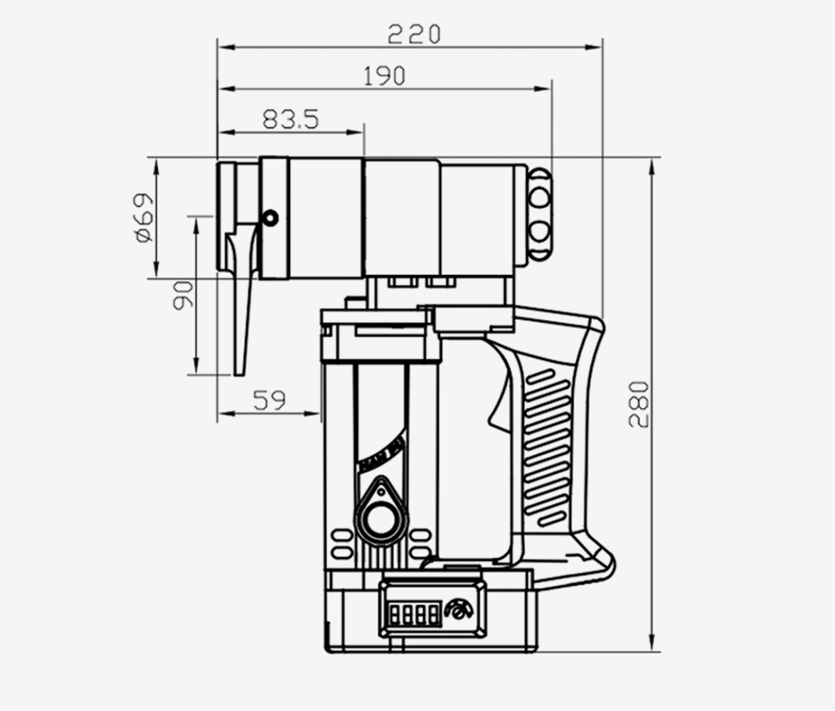 漢普電動扭矩扳手TN-5B